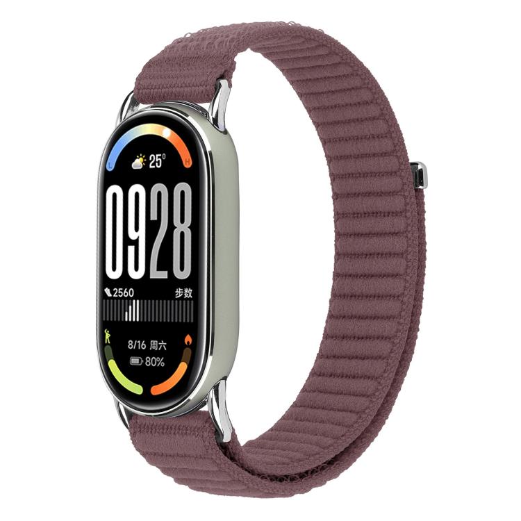 Cinturino per orologio xDfind in nylon intrecciato con chiusura a strappo, For Xiaomi Smart Band 10 / 9 / 8
