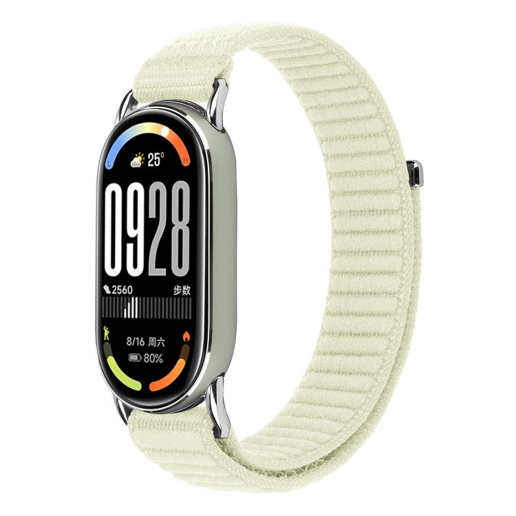 Cinturino per orologio xDfind in nylon intrecciato con chiusura a strappo, For Xiaomi Smart Band 10 / 9 / 8