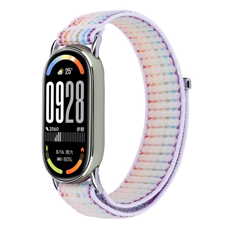 Cinturino per orologio xDfind in nylon intrecciato con chiusura a strappo, For Xiaomi Smart Band 10 / 9 / 8