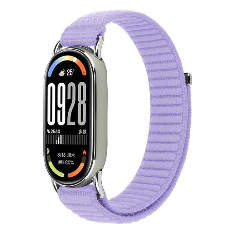 Cinturino per orologio xDfind in nylon intrecciato con chiusura a strappo, For Xiaomi Smart Band 10 / 9 / 8