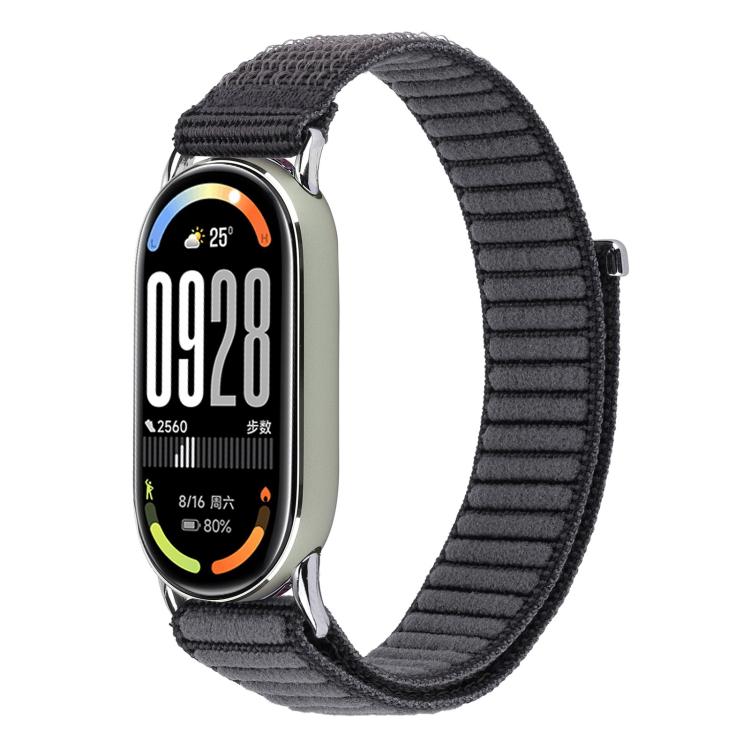 Cinturino per orologio xDfind in nylon intrecciato con chiusura a strappo, For Xiaomi Smart Band 10 / 9 / 8