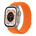 Cinturino per orologio xDfind in nylon intrecciato con chiusura a strappo, For Apple Watch 42 / 44 / 45 / 46 / 49mm