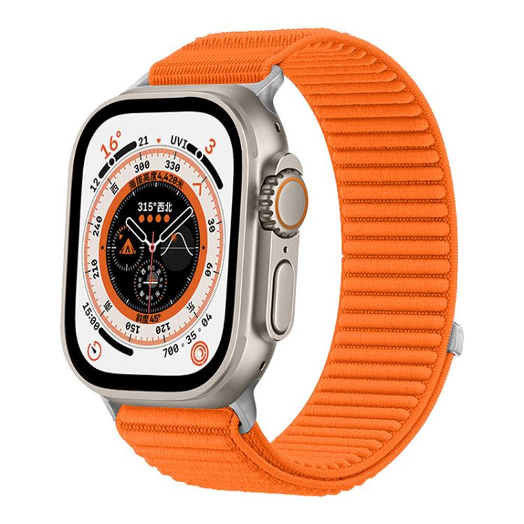 Cinturino per orologio xDfind in nylon intrecciato con chiusura a strappo, For Apple Watch 42 / 44 / 45 / 46 / 49mm