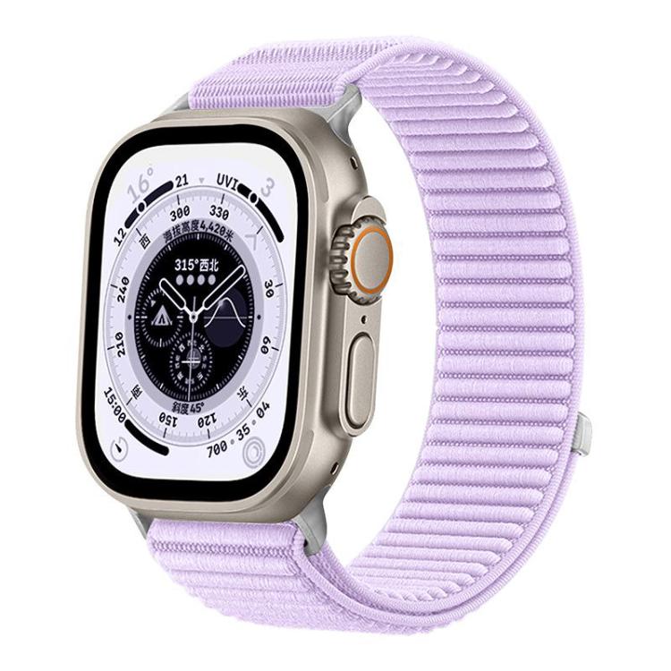 Cinturino per orologio xDfind in nylon intrecciato con chiusura a strappo, For Apple Watch 42 / 44 / 45 / 46 / 49mm