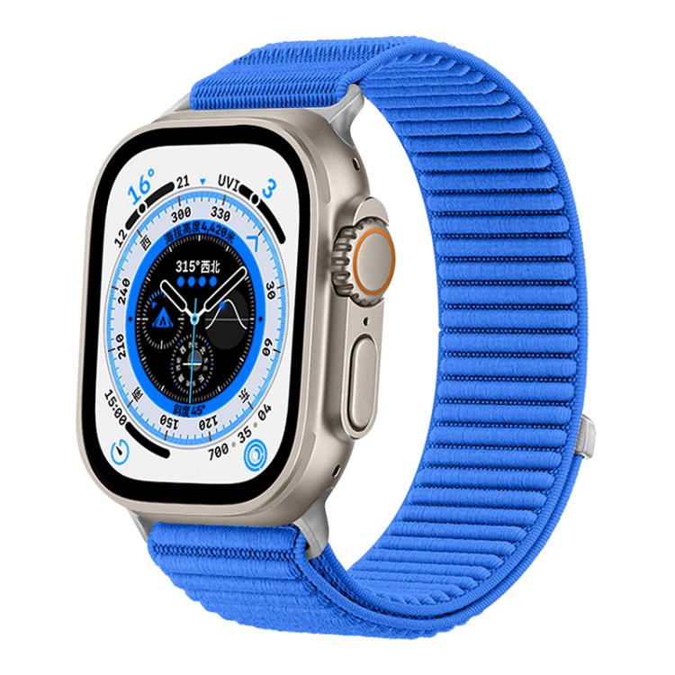 Cinturino per orologio xDfind in nylon intrecciato con chiusura a strappo, For Apple Watch 42 / 44 / 45 / 46 / 49mm