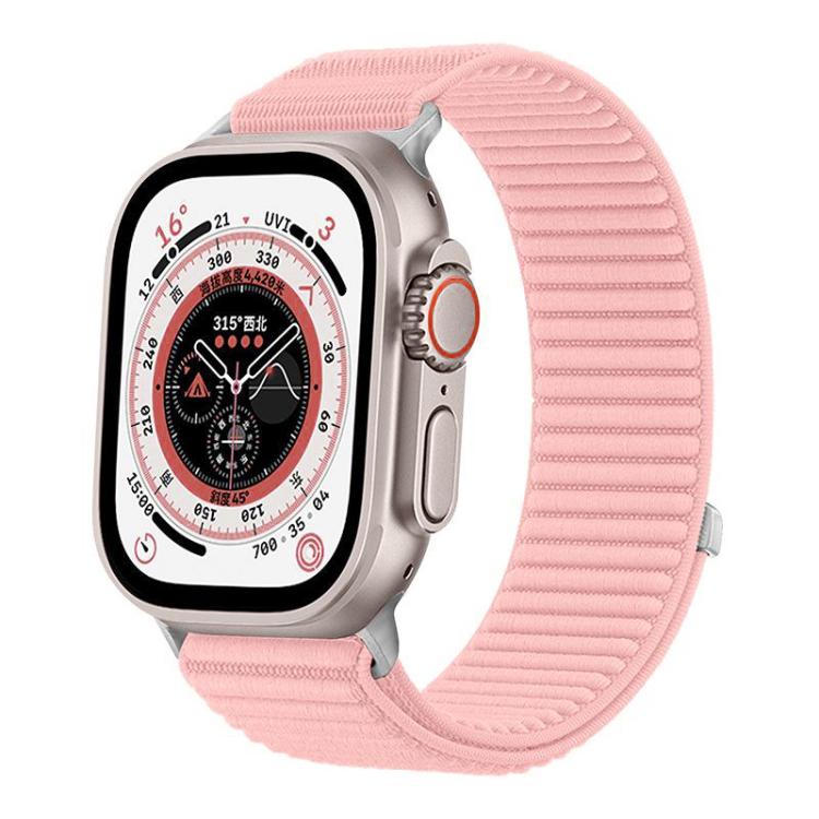 Cinturino per orologio xDfind in nylon intrecciato con chiusura a strappo, For Apple Watch 38 / 40 / 41 / S10 42mm