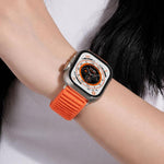 Cinturino per orologio xDfind in nylon intrecciato con chiusura a strappo, For Apple Watch 42 / 44 / 45 / 46 / 49mm