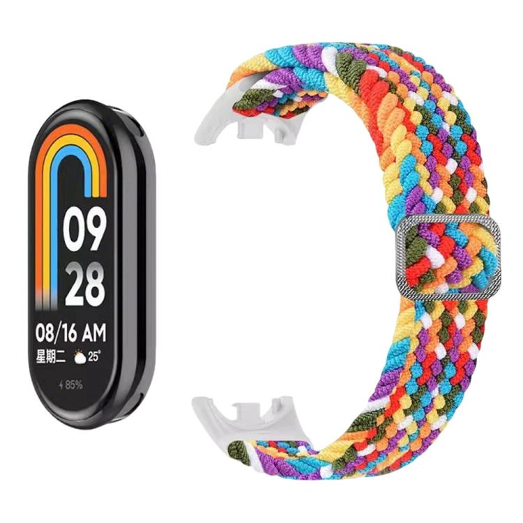 Cinturino per orologio xDfind regolabile in nylon intrecciato elastico, For Xiaomi Smart Band 10 / 9 / 8