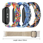 Cinturino per orologio xDfind regolabile in nylon intrecciato elastico, For Xiaomi Smart Band 10 / 9 / 8