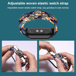 Cinturino per orologio xDfind regolabile in nylon intrecciato elastico, For Xiaomi Smart Band 10 / 9 / 8
