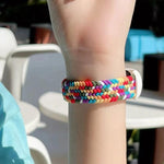 Cinturino per orologio xDfind regolabile in nylon intrecciato elastico, For Xiaomi Smart Band 10 / 9 / 8