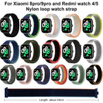 Cinturino per orologio xDfind in nylon con chiusura a strappo, For Xiaomi Band 9 Pro/8 Pro/Redmi Watch6/5/4