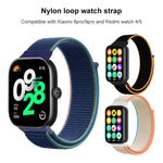 Cinturino per orologio xDfind in nylon con chiusura a strappo, For Xiaomi Band 9 Pro/8 Pro/Redmi Watch6/5/4