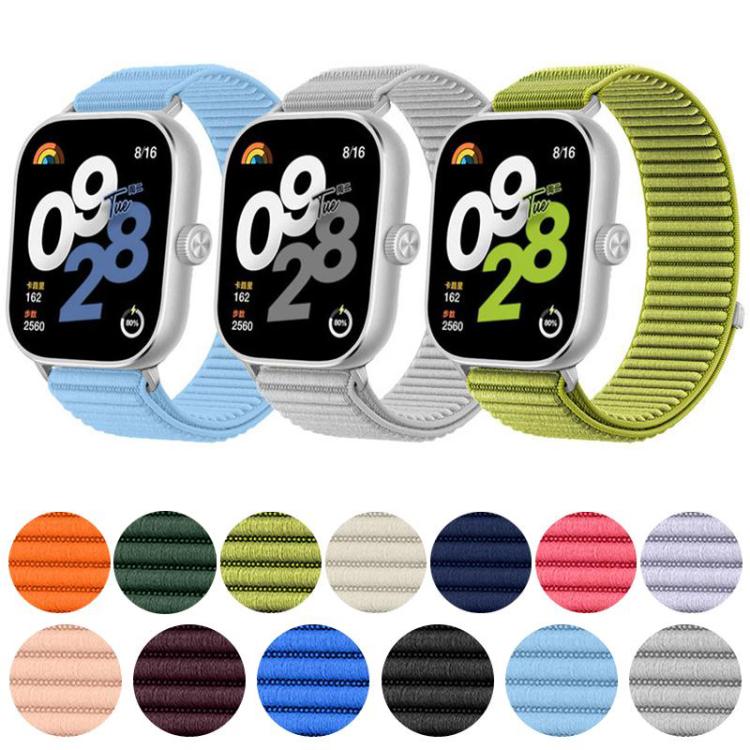 Cinturino per orologio xDfind in nylon intrecciato con chiusura a strappo, For Xiaomi Band 9 Pro/8 Pro/Redmi Watch6/5/4