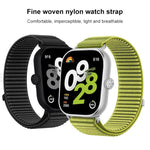 Cinturino per orologio xDfind in nylon intrecciato con chiusura a strappo, For Xiaomi Band 9 Pro/8 Pro/Redmi Watch6/5/4