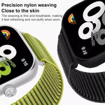 Cinturino per orologio xDfind in nylon intrecciato con chiusura a strappo, For Xiaomi Band 9 Pro/8 Pro/Redmi Watch6/5/4