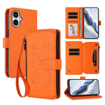 Portafoglio multi-carta con cerniera e motivo farfalla, amore e fiore, custodia per telefono in pelle, For Samsung Galaxy A25e / A25 5G JP, For Samsung Galaxy A17 / A26 5G, For Samsung Galaxy A07 4G / A06 4G / 5G