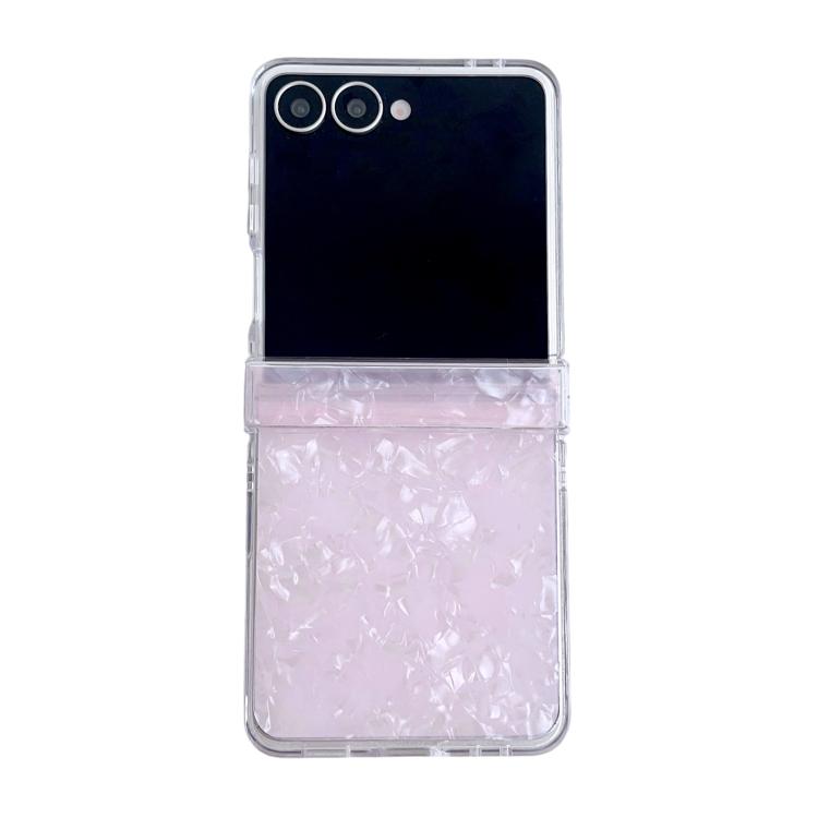 Set di tre custodie per telefono con texture a conchiglia perlata, For Galaxy Z Flip8 5G, For Samsung Galaxy Z Flip7 5G