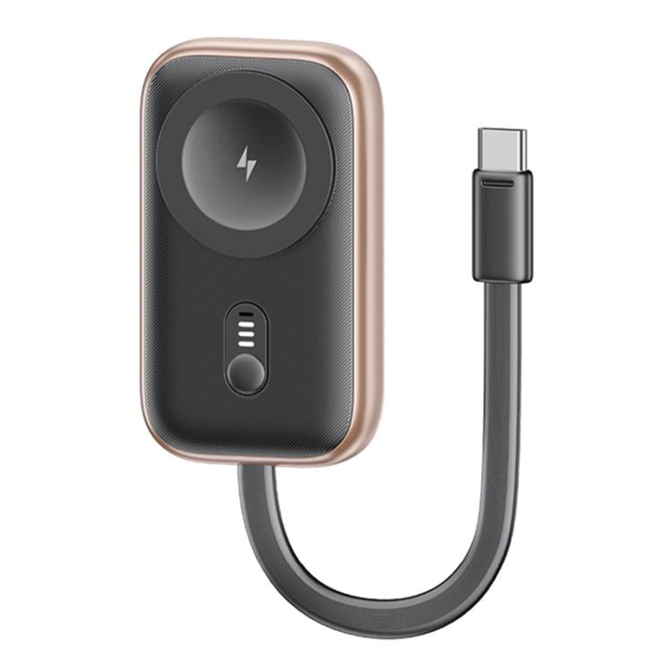Caricabatterie wireless portatile USAMS CD245 da 1200 mAh con cavo per Apple Watch Series, CD245