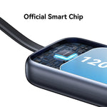 Caricabatterie wireless portatile USAMS CD245 da 1200 mAh con cavo per Apple Watch Series, CD245