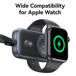 Caricabatterie wireless portatile USAMS CD245 da 1200 mAh con cavo per Apple Watch Series, CD245