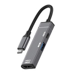 Type-C to Type-C, USB-A, HDMI HUB Docking Station, Type-C to Type-C+USB+HDMI