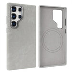 Custodia per telefono VIETAO in pelle PU con texture effetto denim retrò e MagSafe., For Galaxy S26 Ultra 5G, For Samsung Galaxy S25 Ultra 5G, For Samsung Galaxy S24 Ultra 5G