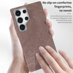 Custodia per telefono VIETAO in pelle PU con texture effetto denim retrò e MagSafe., For Galaxy S26 Ultra 5G, For Samsung Galaxy S25 Ultra 5G, For Samsung Galaxy S24 Ultra 5G