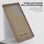 Custodia per telefono VIETAO in pelle PU con texture effetto denim retrò e MagSafe., For Galaxy S26 Ultra 5G, For Samsung Galaxy S25 Ultra 5G, For Samsung Galaxy S24 Ultra 5G