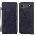 Custodia per telefono in pelle con apertura orizzontale e motivo a farfalle in rilievo, effetto pelle retrò., For iPhone 17 Pro Max, For iPhone 17 Pro, For iPhone 17, For iPhone Air