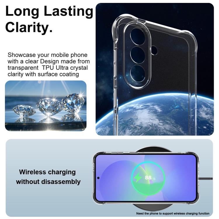 Custodia per telefono in TPU trasparente e antiurto serie imak UX-10, For Samsung Galaxy A57 5G, For Samsung Galaxy A37 5G, For Samsung Galaxy A07 4G, For Samsung Galaxy A17 5G
