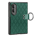 Custodia per telefono VIETAO con anello in metallo e motivo a diamante in pelle PU, For Galaxy Z Fold8 5G, For Galaxy Z Fold8 Ultra 5G, For Galaxy Z Flip8 5G, For Samsung Galaxy Z Fold7