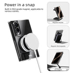 Custodia per telefono ABEEL trasparente, magnetica, antigraffio e compatibile con MagSafe., For Galaxy Z Fold8 5G, For Galaxy Z Fold8 Ultra 5G, For Galaxy Z Flip8 5G, For Samsung Galaxy Z Flip7 FE / Flip6, For Samsung Galaxy Z Fold7 5G                 ...