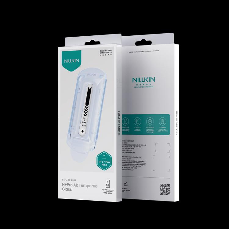 Pellicola protettiva in vetro temperato NILLKIN H+Pro AR, For iPhone 17 Pro Max, For iPhone 17 Pro, For iPhone 17, For iPhone Air, For iPhone 16 Pro Max, For iPhone 16 Pro