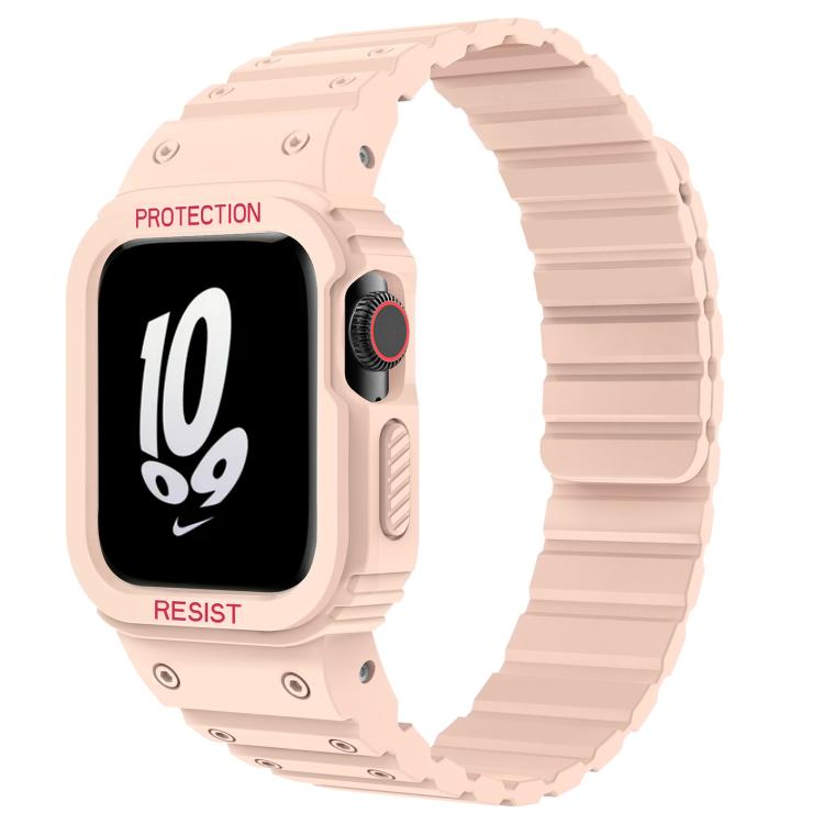 Cinturino per orologio magnetico in silicone xDfind con copertura integrata, For Apple Watch 42 / 44 / 45mm, For Apple Watch Series 10 / 11 46mm, For Apple Watch Series 10 / 11 42mm, For Apple Watch Ultra 3 / 2 / 1 49mm