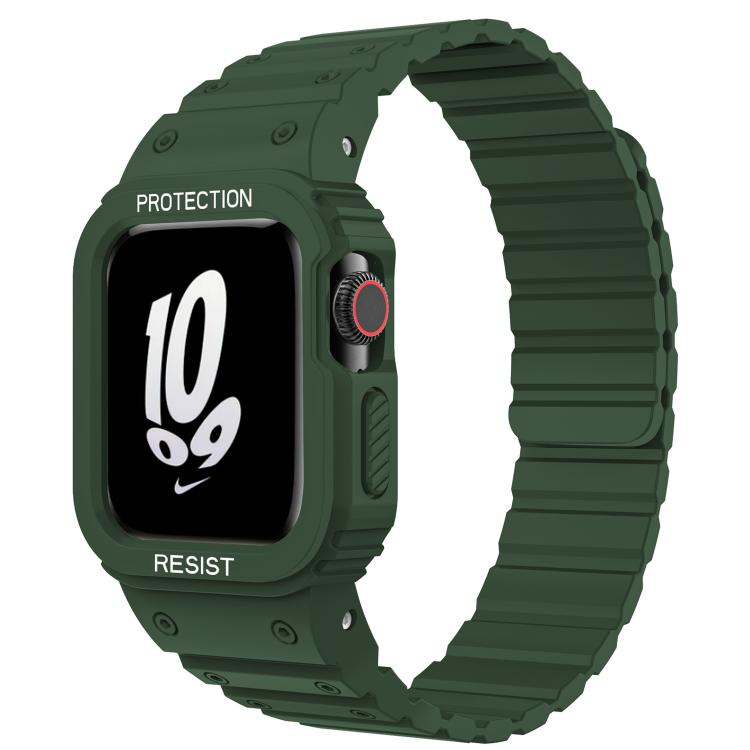 Cinturino per orologio magnetico in silicone xDfind con copertura integrata, For Apple Watch 42 / 44 / 45mm, For Apple Watch Series 10 / 11 46mm, For Apple Watch Series 10 / 11 42mm, For Apple Watch Ultra 3 / 2 / 1 49mm