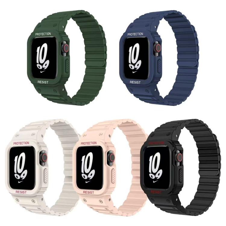 Cinturino per orologio magnetico in silicone xDfind con copertura integrata, For Apple Watch 42 / 44 / 45mm, For Apple Watch Series 10 / 11 46mm, For Apple Watch Series 10 / 11 42mm, For Apple Watch Ultra 3 / 2 / 1 49mm