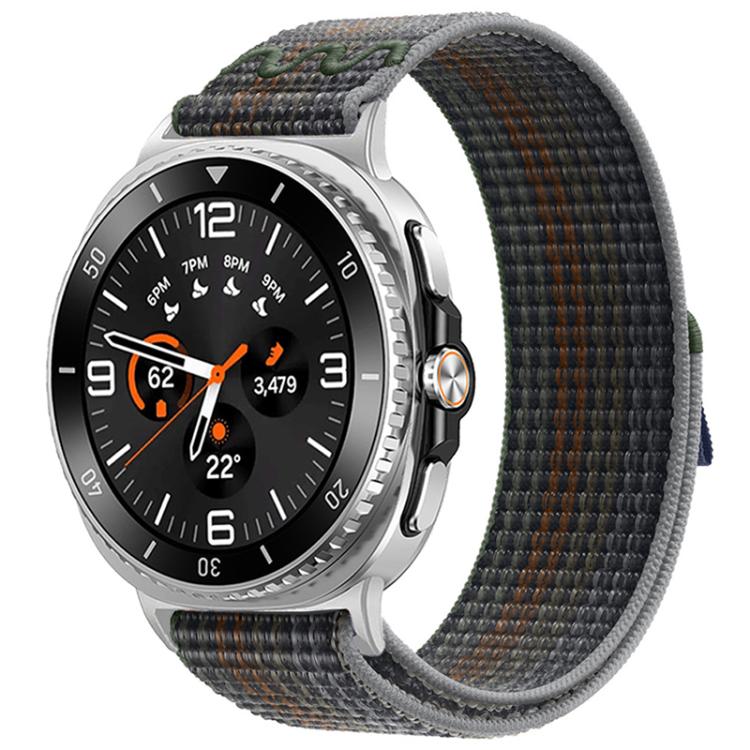 Cinturino per orologio xDfind in nylon con chiusura a strappo, For Samsung Galaxy Watch8 / 8 Classic