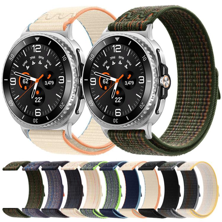 Cinturino per orologio xDfind in nylon con chiusura a strappo, For Samsung Galaxy Watch8 / 8 Classic
