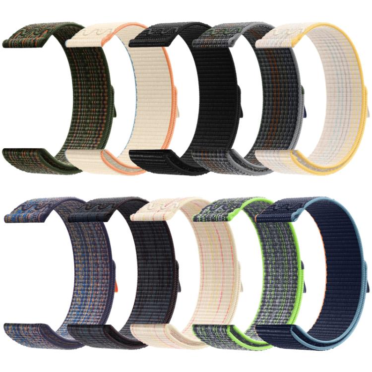 Cinturino per orologio xDfind in nylon con chiusura a strappo, For Samsung Galaxy Watch8 / 8 Classic