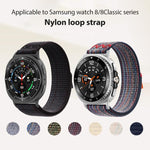 Cinturino per orologio xDfind in nylon con chiusura a strappo, For Samsung Galaxy Watch8 / 8 Classic