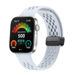 Cinturino per orologio in silicone nero con fibbia magnetica stile foro xDfind, For Huawei Watch Fit4 Pro / Fit4 / Fit3