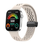 Cinturino per orologio in silicone nero con fibbia magnetica stile foro xDfind, For Huawei Watch Fit4 Pro / Fit4 / Fit3