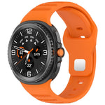 Cinturino per orologio in silicone xDfind con fibbia a borchie argentate e punti rotondi, For Samsung Galaxy Watch Ultra/Ultra 2025, For Samsung Galaxy Watch8 / 8 Classic