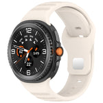 Cinturino per orologio in silicone xDfind con fibbia a borchie argentate e punti rotondi, For Samsung Galaxy Watch Ultra/Ultra 2025, For Samsung Galaxy Watch8 / 8 Classic