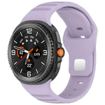 Cinturino per orologio in silicone xDfind con fibbia a borchie argentate e punti rotondi, For Samsung Galaxy Watch Ultra/Ultra 2025, For Samsung Galaxy Watch8 / 8 Classic