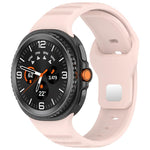 Cinturino per orologio in silicone xDfind con fibbia a borchie argentate e punti rotondi, For Samsung Galaxy Watch Ultra/Ultra 2025, For Samsung Galaxy Watch8 / 8 Classic