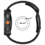 Cinturino per orologio in silicone xDfind con fibbia a borchie argentate e punti rotondi, For Samsung Galaxy Watch Ultra/Ultra 2025, For Samsung Galaxy Watch8 / 8 Classic