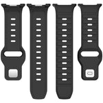 Cinturino per orologio in silicone xDfind con fibbia a borchie argentate e punti rotondi, For Samsung Galaxy Watch Ultra/Ultra 2025, For Samsung Galaxy Watch8 / 8 Classic
