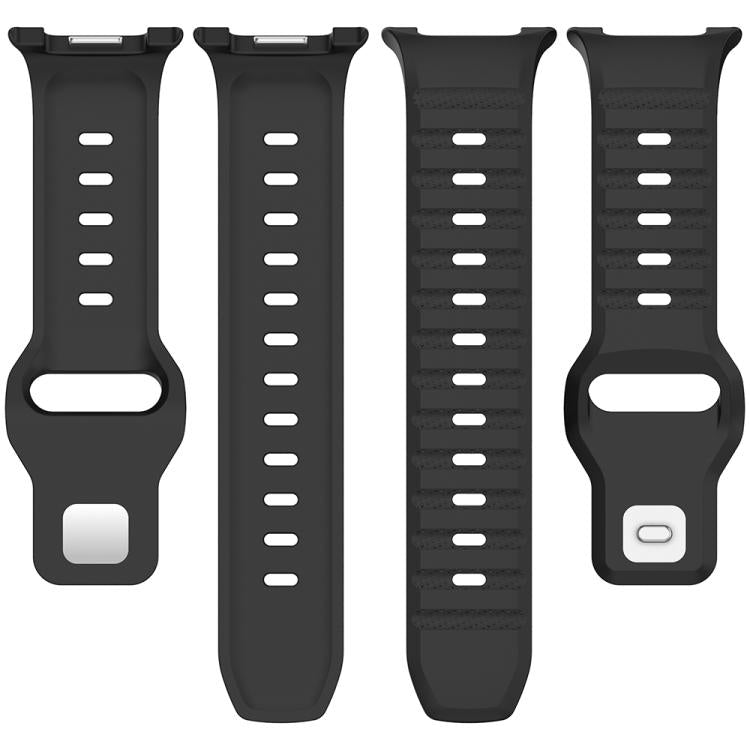 Cinturino per orologio in silicone xDfind con fibbia a borchie argentate e punti rotondi, For Samsung Galaxy Watch Ultra/Ultra 2025, For Samsung Galaxy Watch8 / 8 Classic